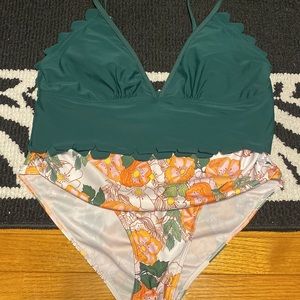 Dressfo 2 piece bikini. Size XL. Only used once. No rips or stains.